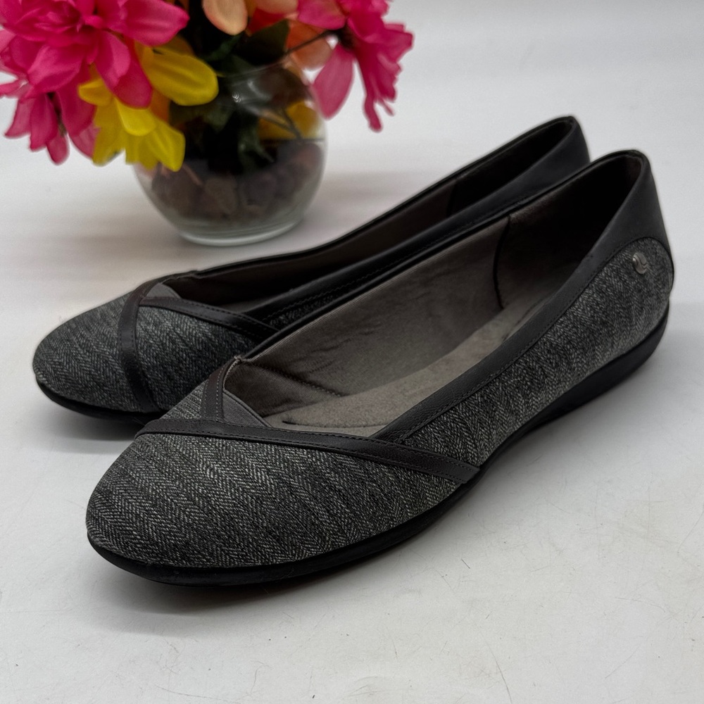 Life Stride Elegant Gray Women's Flats Size 10 BFL9455B
